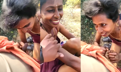 Skinny Tamil Wife Outdoor Nude Captured Giving Blowjob Clear Talk 3 Clips