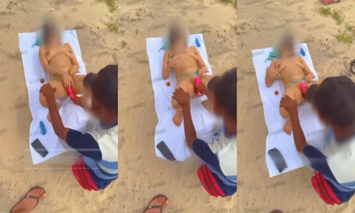 Smriti Jain Goa Beach Tel Malish Video