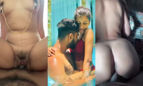 Slim Horny Indian Girl BDSM Play Giving Blowjob Hard Fucking In Private Resort Many Clips