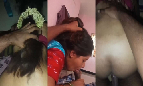 Horny Tamil Babe Giving Blowjob Doggy Style Fucking